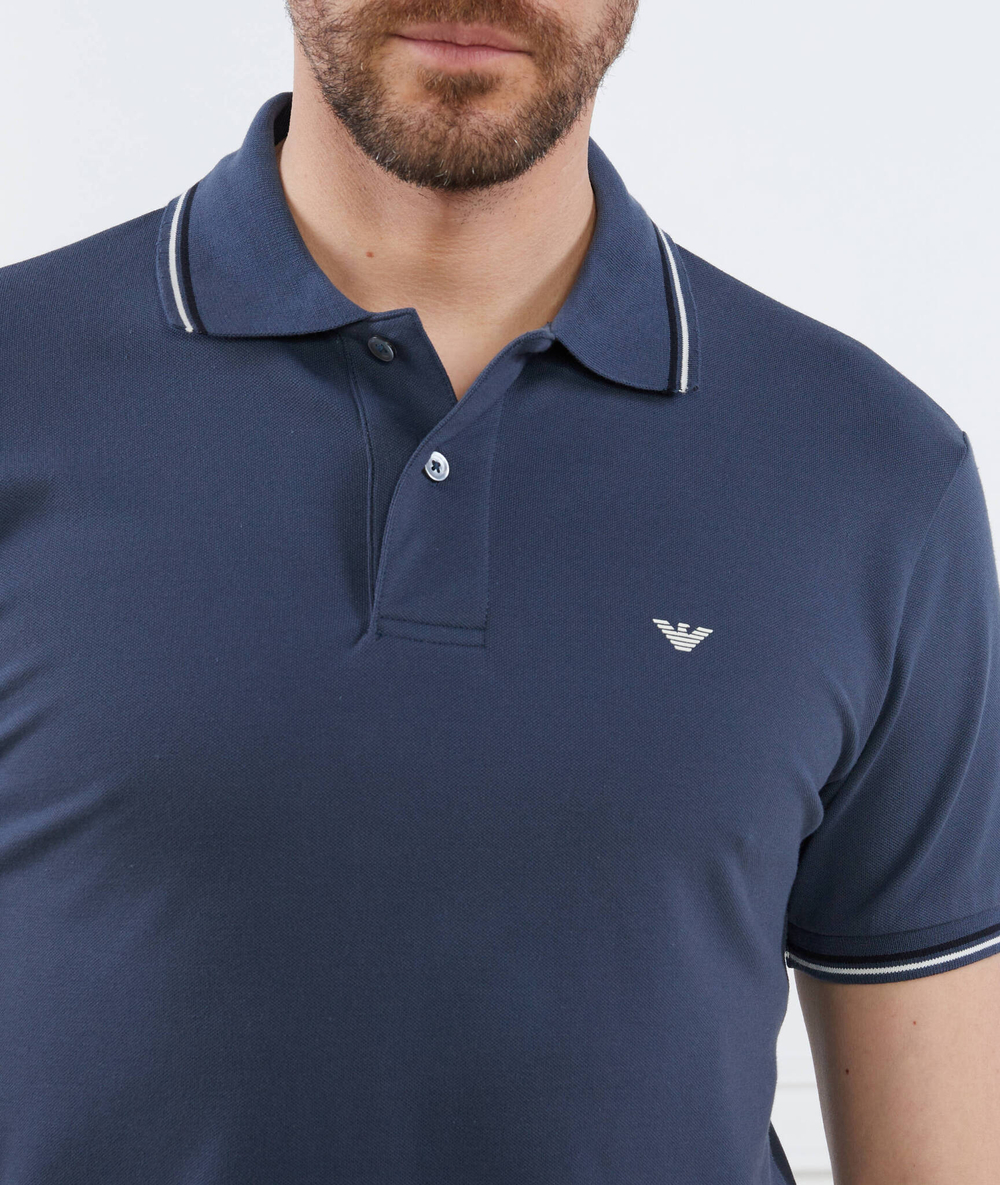 поло Emporio Armani - темно-синий(8N1FB4 1JPTZ)