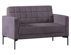 Двухместный диван с подлокотниками Shoko SH-DP.02 ткань Velutto 19