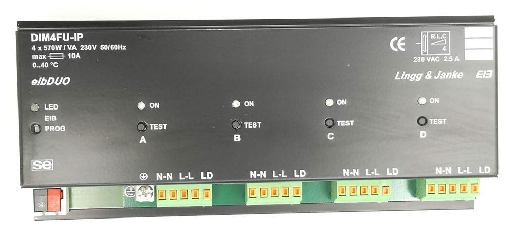 Диммер KNX, LINGG-JANKE DIM4FU-IP 89601