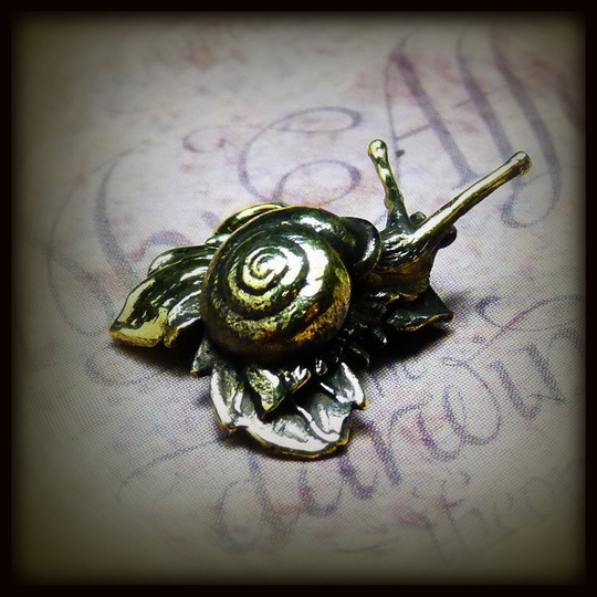 Подвеска "Улитка" авторская работа