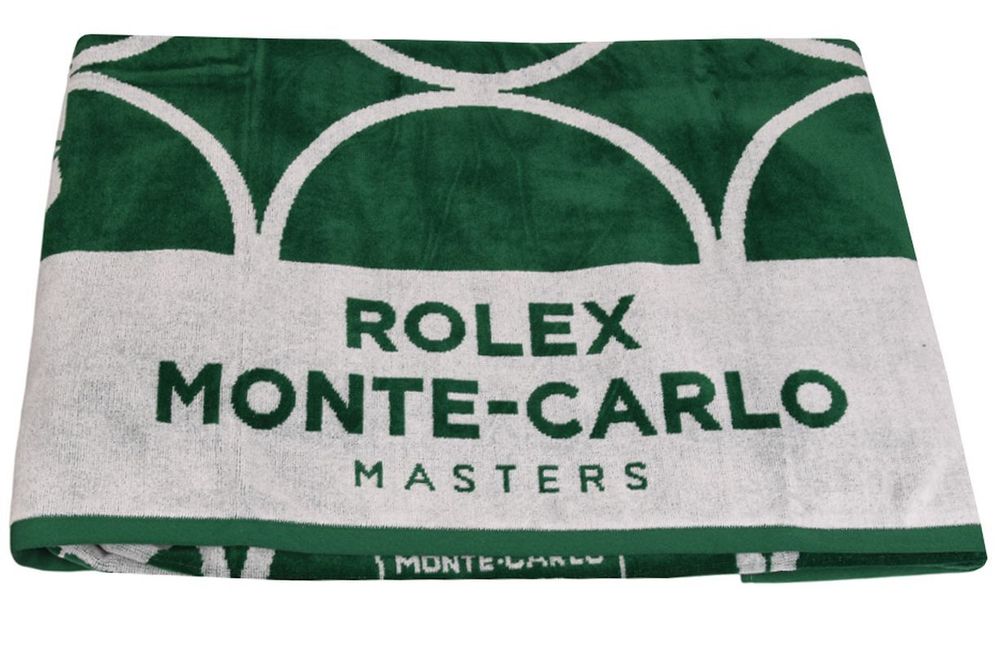 Теннисное полотенце Monte-Carlo Rolex Masters Jacquard - Green