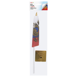 Флаг России настольный 14х21 см с гербом РФ BRAUBERG/STAFF 5501 (12 штук в упаковке)