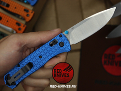 Нож Benchmade 535 Алюминий Frag A+++ - синяя рук., сатин клинок RK/Н59
