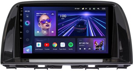 Магнитола для Mazda CX-5 2011-2017 (тип B) - Teyes CC3L монитор 9" IPS на Android 10, 8-ядер, CarPlay, 4G SIM-слот