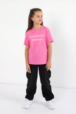 Фуфайка (футболка) для девочки Кэш-1 Виотекс РОЗОВЫЙ