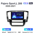 Teyes CC2 Plus 10,2"для Mitsubishi Pajero Sport, L 200 2020-2021