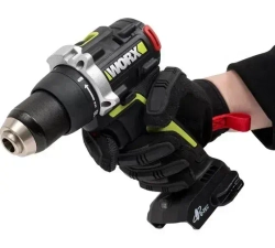 Дрель-шуруповерт, 50 мм, 20 В, 2000 об/мин, патрон - быстрозажимной, разноцветный, надежный