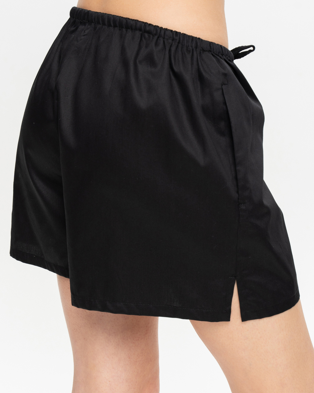 Шорты из хлопка на кулиске