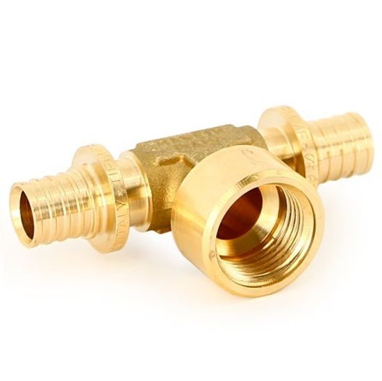 Тройник аксиальный Uni-Fitt 20 х 1/2" ВР с внутренней резьбой (747G7270)