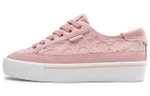 COACH Coach fabric Leather classic logo Jacquard fashion sneakers women's Pink