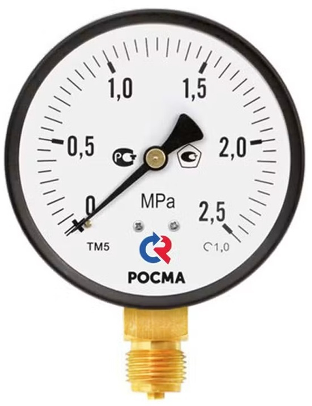 Манометр общетехнический РОСМА ТМ-310Р, 63мм, 0-0,6 МПа, G1/4", кл. т. 2,5