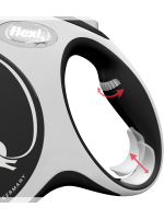 Поводок-рулетка Flexi New Comfort L. Лента 5 м. для собак до 60 кг. Черный