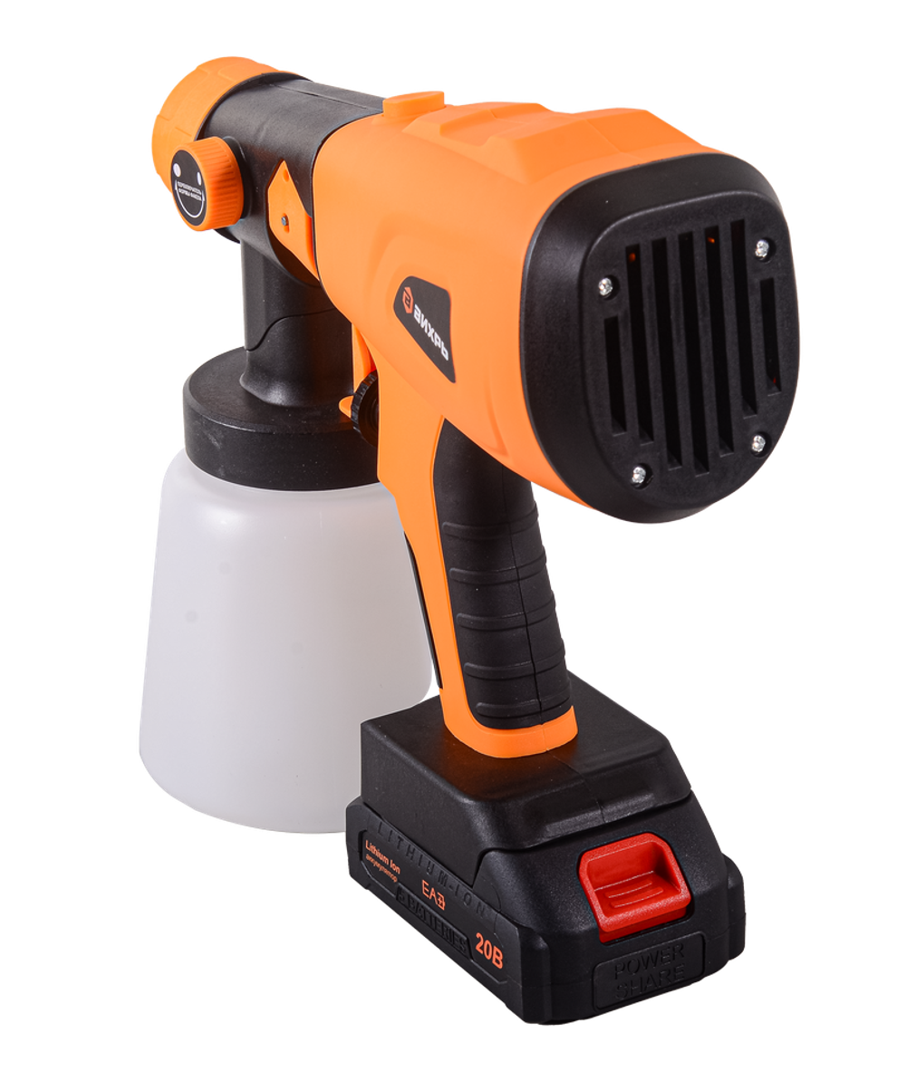 Краскопульт аккумуляторный Вихрь АКП-20Li