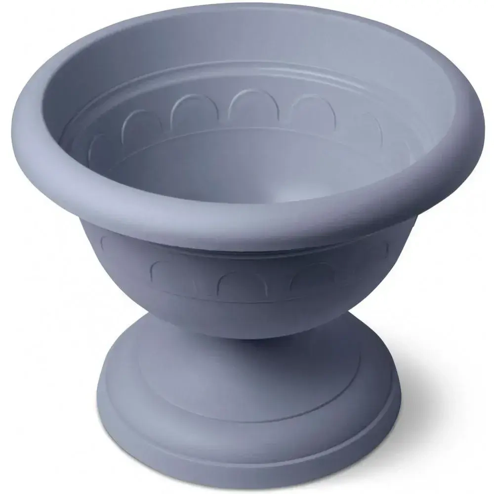 Вазон низкий Колывань 5.3л д30см серый С146СЕР (комплект 7 шт)