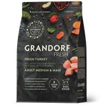 Grandorf Fresh Dog Potato корм сухой беззерновой для собак средних и крупных пород индейка,батат