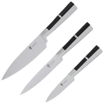 Набор ножей цельнометаллических с вставкой из АБС пластика PROFI (поварской, универсальный