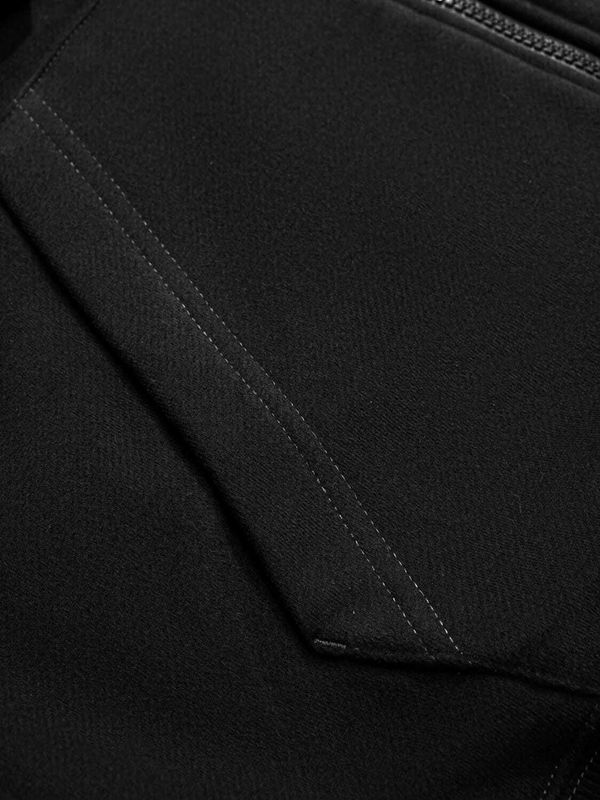 Худи Logo на молнии черный - фото 5