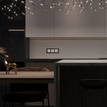 Умный сенсорный выключатель одноклавишный (белый)