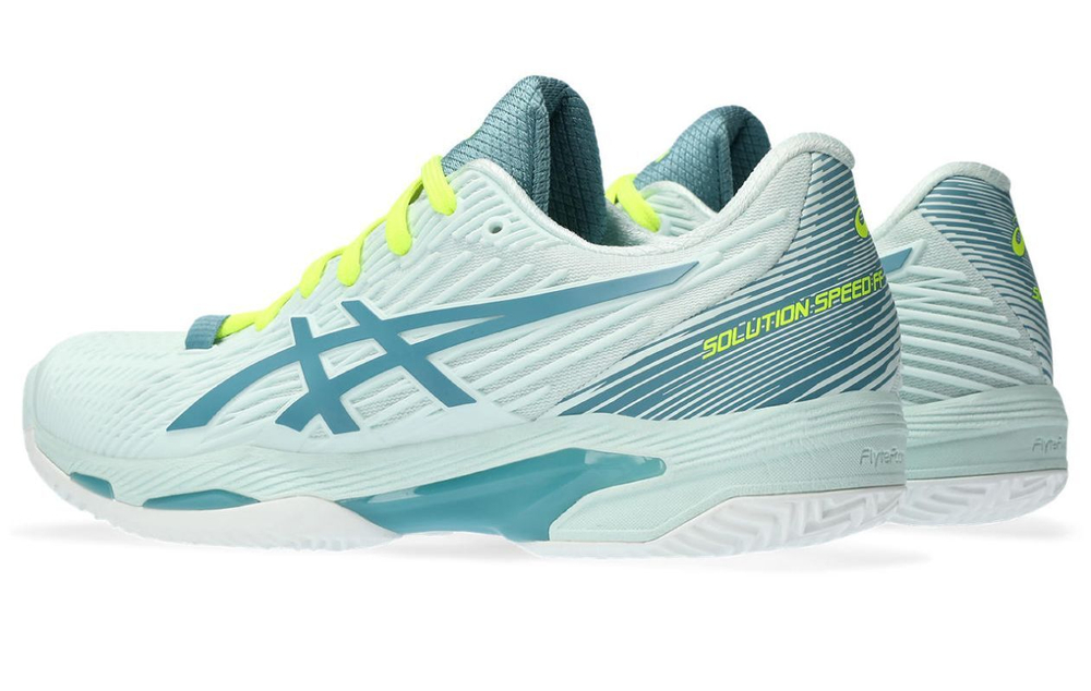 Женские теннисные кроссовки Asics Solution Speed FF 2 Clay - soothing sea/gris blue