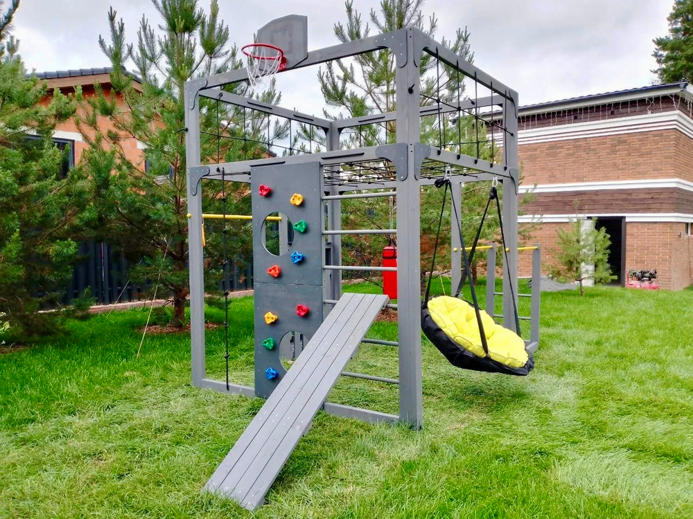 Детская площадка Савушка КУБ-1 (Серый)