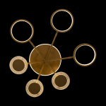 10164S Gold Потолочный светильник LOFT IT Megan