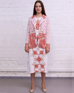 Комплект (платье и жакет) "Зооморфия 3"