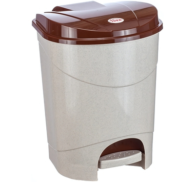 Контейнер для мусора педальный 19л с внутренним ведром М2892