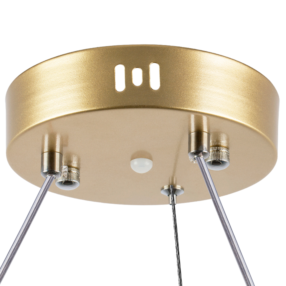 736402 Люстра ROTONDA 91W LED 4823LM 120G ЗОЛОТО 3000-6000K