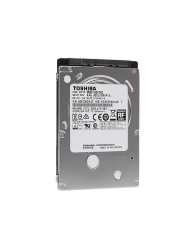 HDD жесткий диск 500Gb Toshiba (MQ01ABF050) (Serial ATA III, 5400 rpm, 8Mb buffer, 7mm)