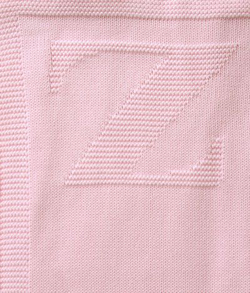 Элитный плед детский Lux 1169 розовый от Luxberry фрагмент