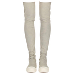 Rick Owens DRKSHDW Denim Over the knee Boots Women"s Gray
