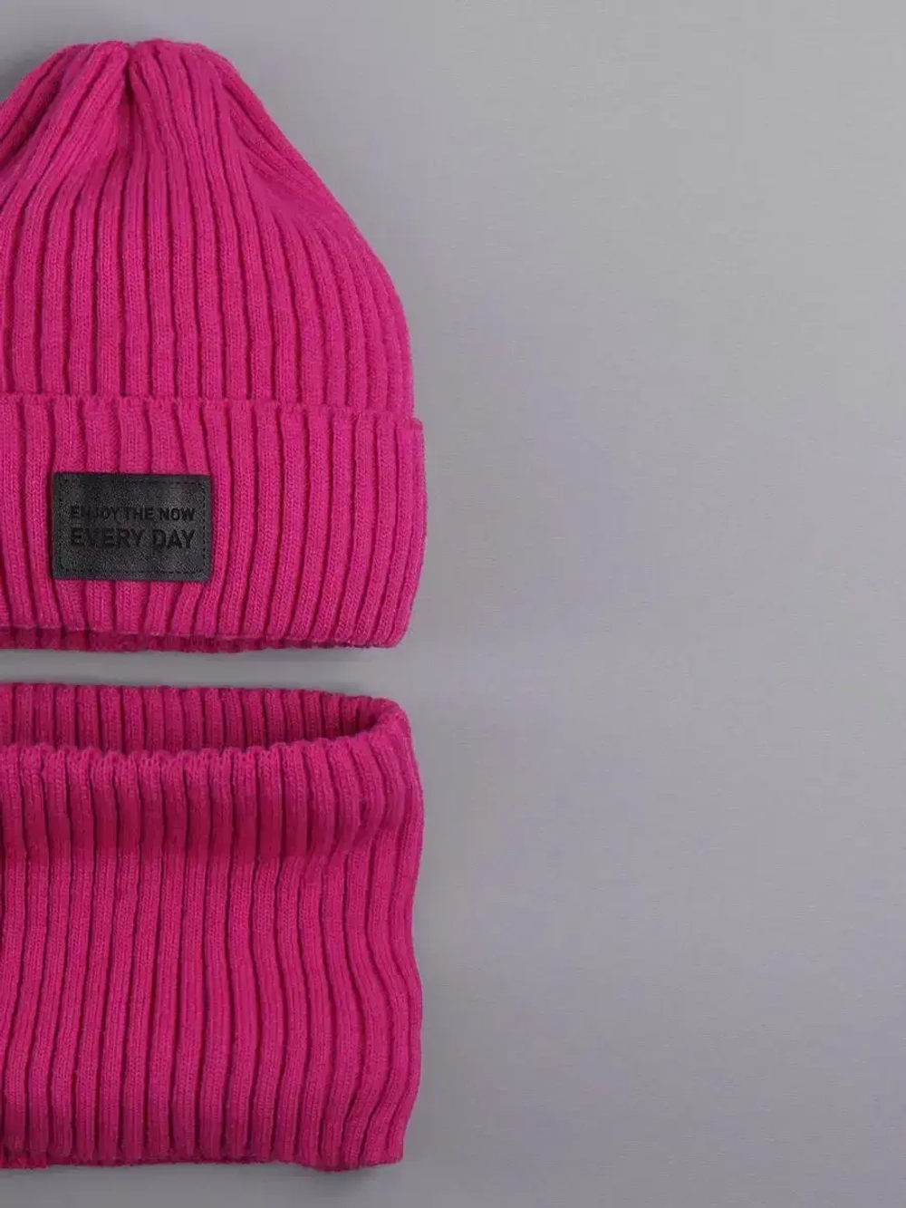 Шапка и снуд для девочки осенние