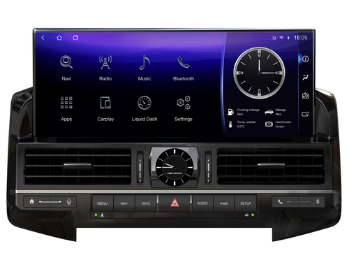 Магнитола для Toyota Land Cruiser 200 2015-2021 с JBL и 360 - RDL-LC200-High-106 монитор 12.3" на Android 14, Быстрая, CarPlay, 4G SIM-слот