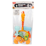 Набор игрушек для купания 7шт. сачок, рыбки, аксесс. пакет 368-7A