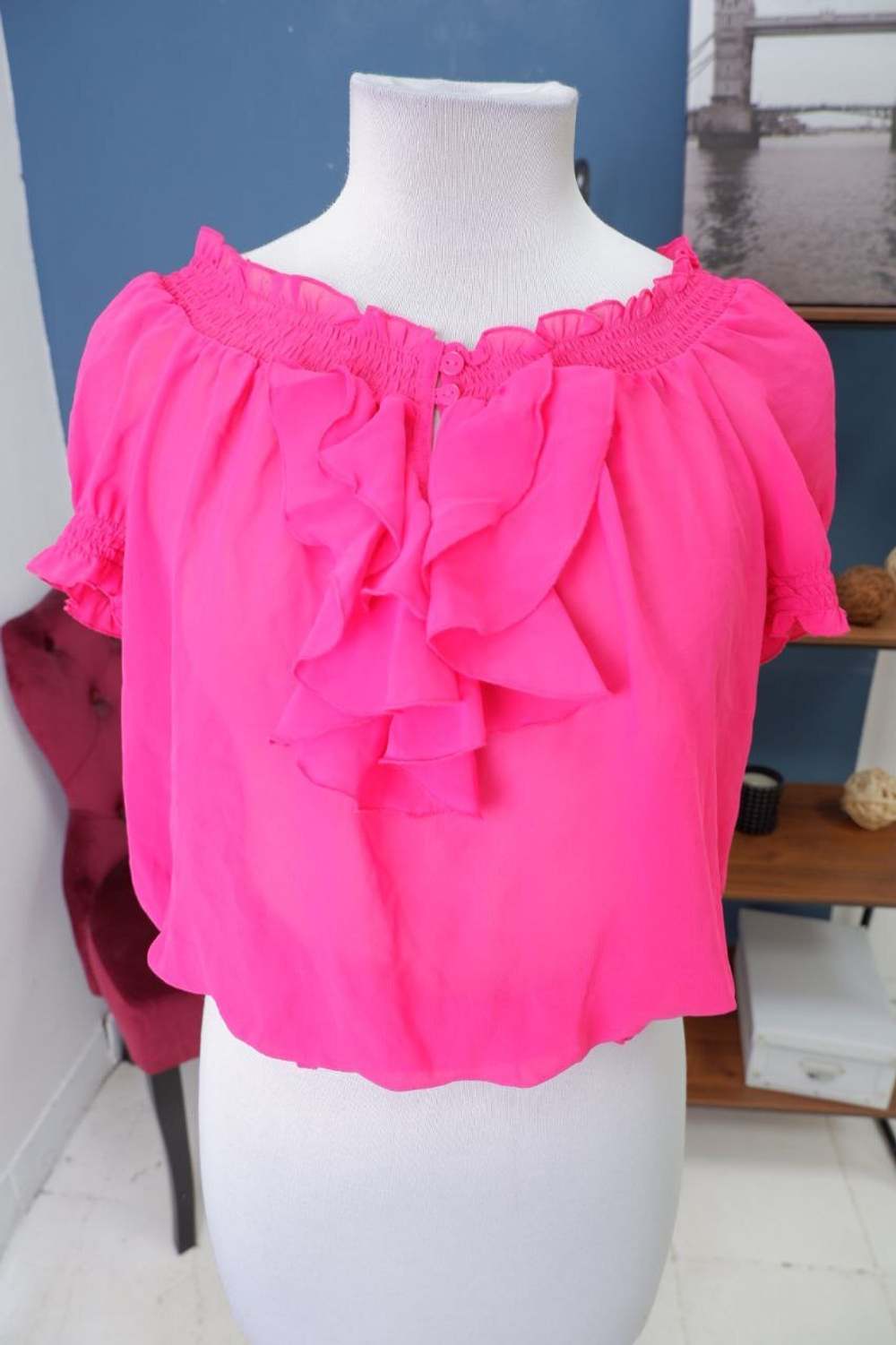 Блуза Oodji на резинке 40 размер