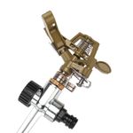 Разбрызгиватель латунный, импульсный, с регулировкой угла горизонта распыления до16м ЧЕТЫРЕ СЕЗОНА