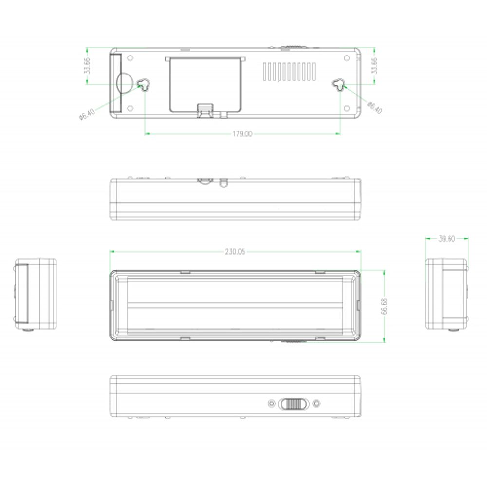 Аварийный светильник светодиодный ЭРА DBA-104-0-20 непостоянный 44LED 6ч IP20 стрелка