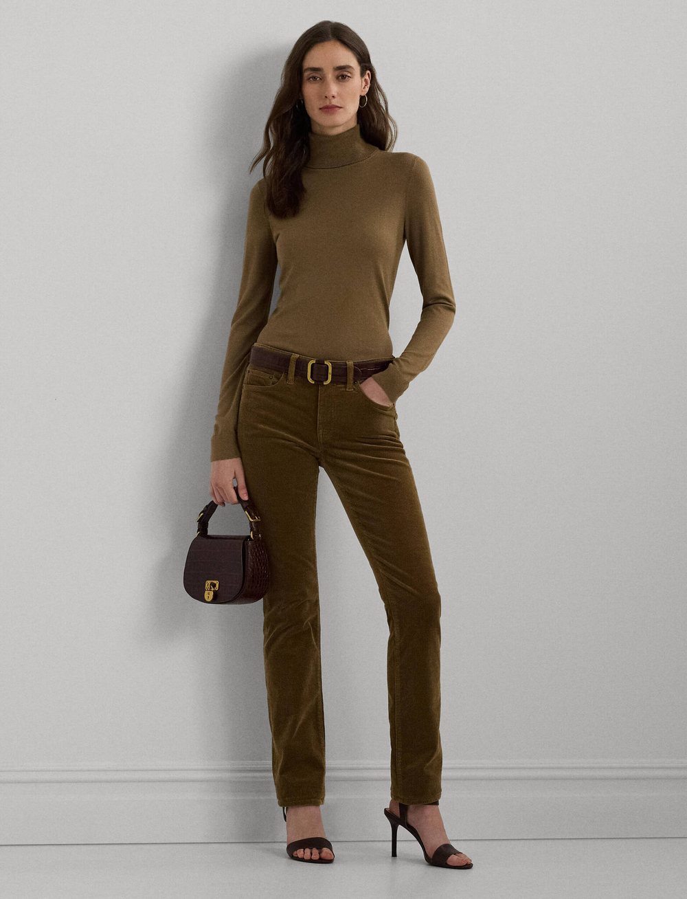 Гольф LAUREN RALPH LAUREN - оливковый(200940470)