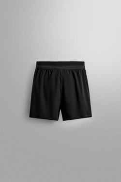 ZARA ЛЕГКИЕ ШОРТЫ ДЛЯ БЕГА 3", ЧЕРНЫЙ