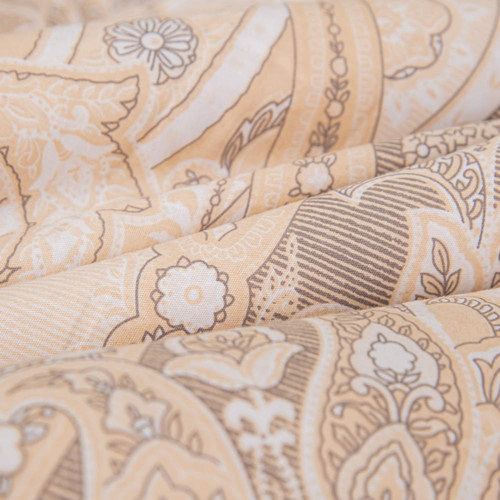 Комплект постельного белья Сатин с Одеялом 100% хлопок 160x80 на резинке OBR181