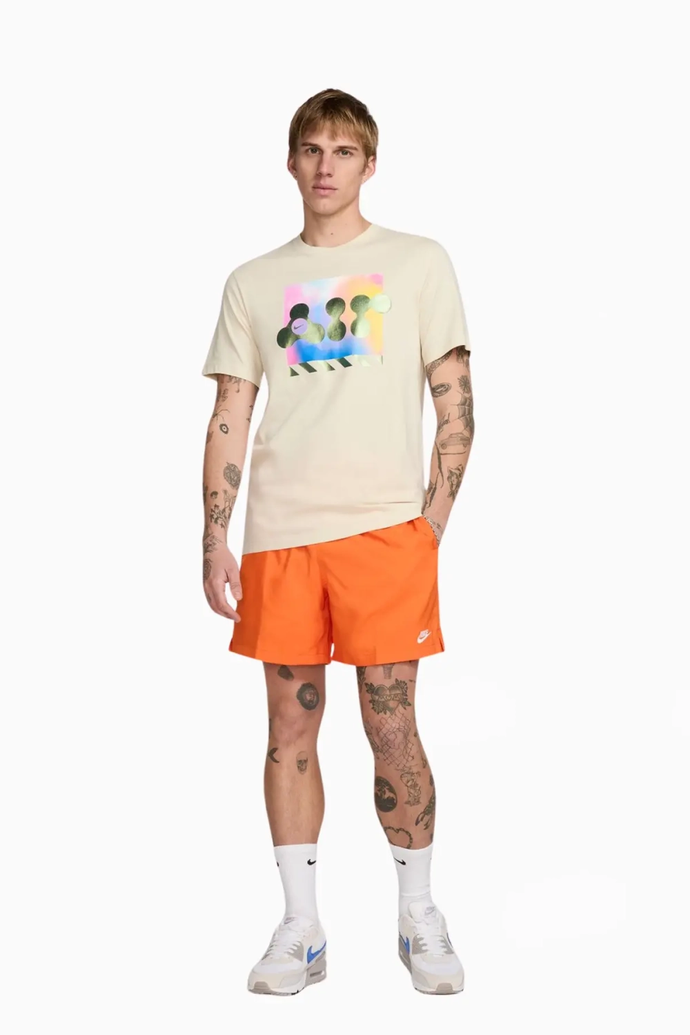 Футболка Nike Sportswear - бежевый