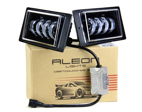 Фара п/туман. /2110,2115/ 7 LED 6000K 12-32 V встраиваемая (2 шт) (ALEON)