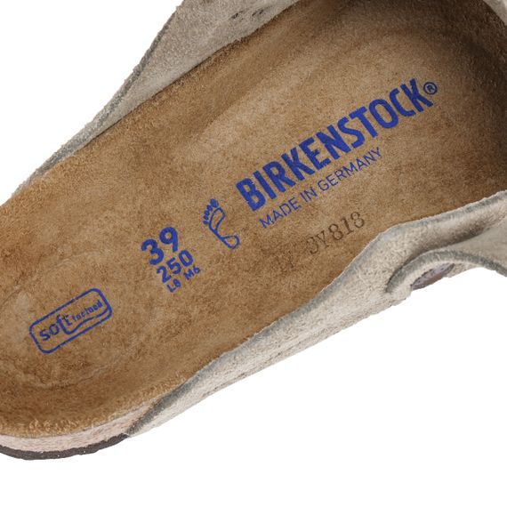 Birkenstock Boston Soft Footbed Домашние тапочки Серый, Обычный Свободный покрой Унисекс