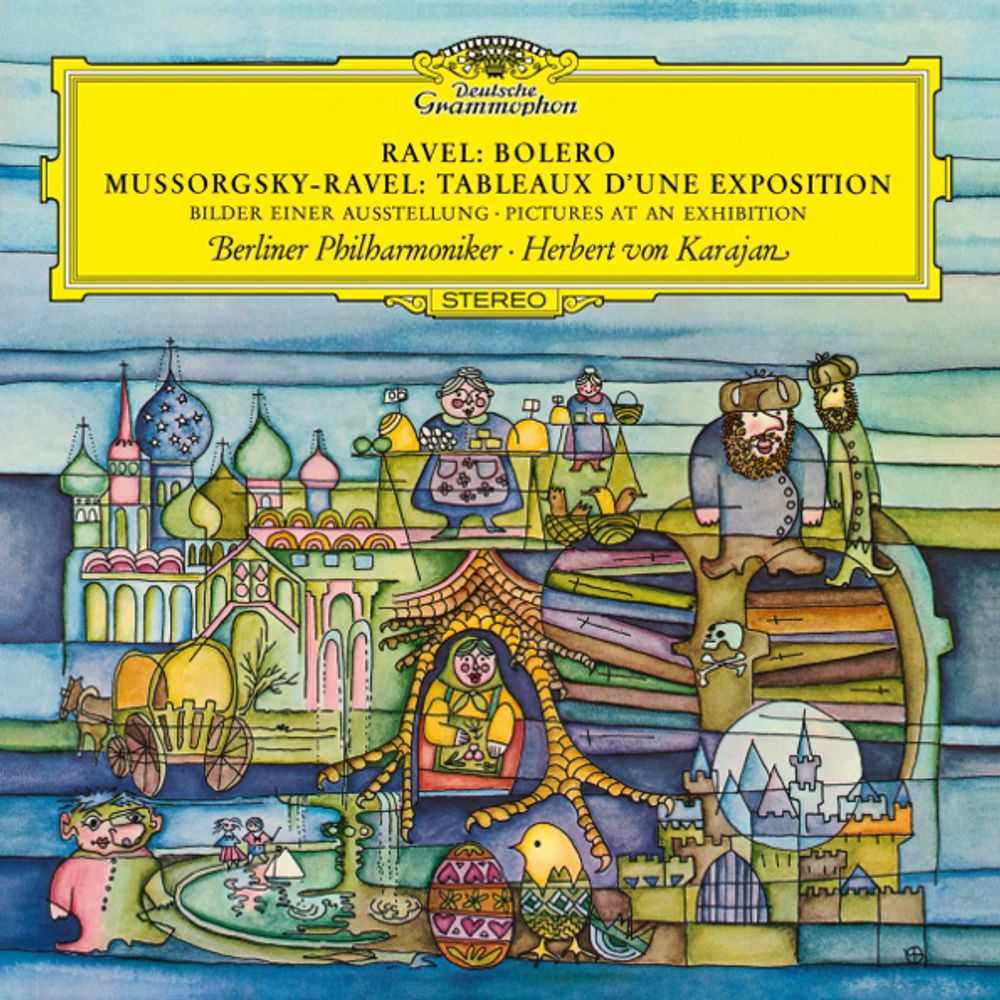 Berliner Philharmoniker, Herbert von Karajan / Ravel: Bolero, Mussorgsky-Ravel: Tableaux D&#39;Une Exposition (LP)