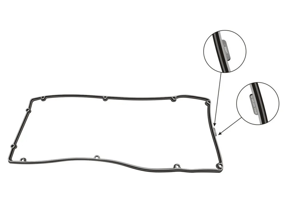 Прокладка клапанной крышки ГАЗ,УАЗ Хантер (ЗМЗ 409 ЕВРО-4) 40624.1007245-10 БМРТ (Черная)  шт 22410