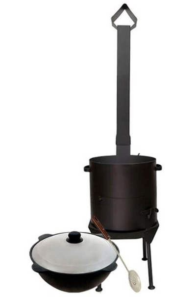 Казан 16 литров+очаг 3 мм.