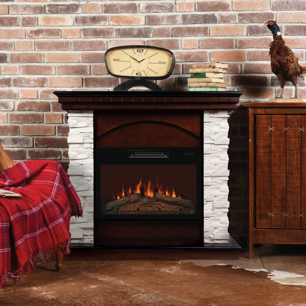 Каминокомплект Real Flame Elford AO с очагом Kendal 24