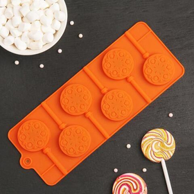 Форма для леденцов и шоколада Морозко (диам 4см)