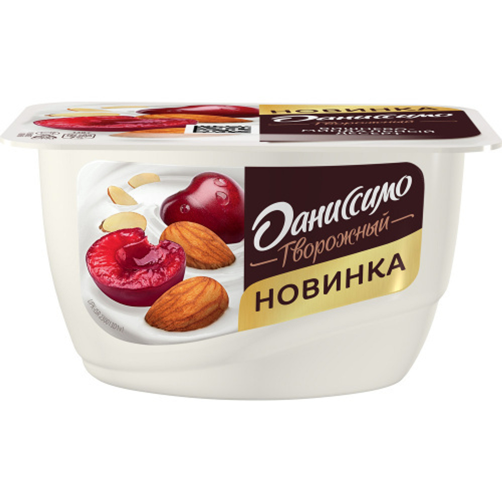 Даниссимо творожный Вишня-Миндаль 130гр