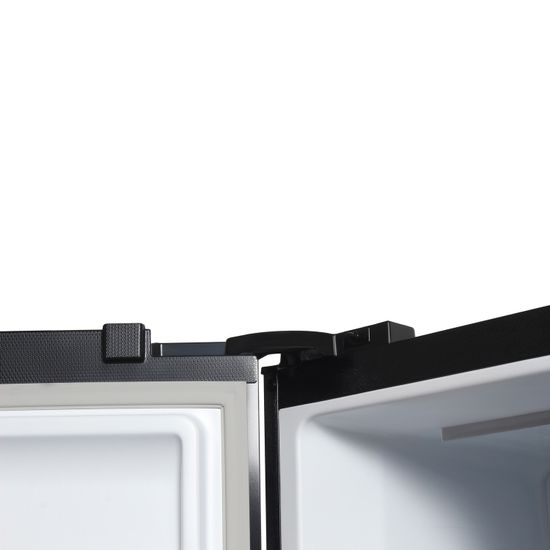 Холодильник Hyundai CS5003F черное стекло